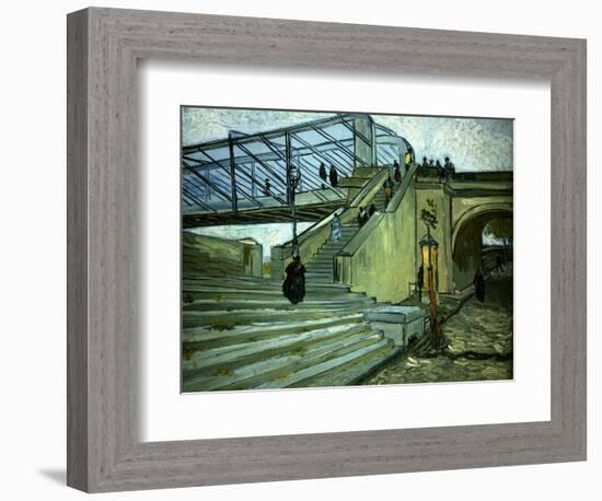 The Bridge of Trinquetaille-Vincent van Gogh-Framed Giclee Print