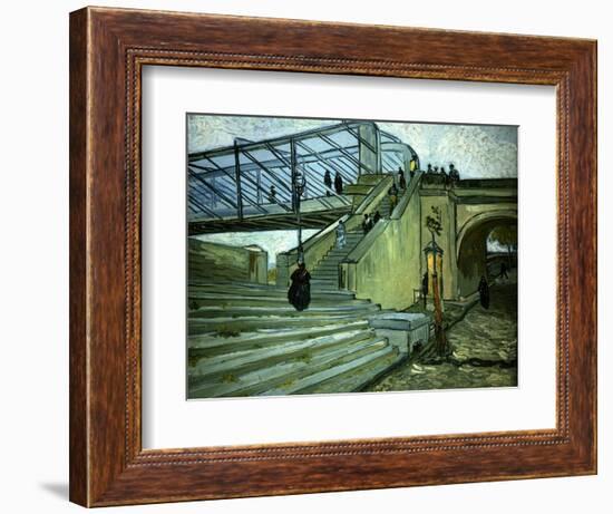 The Bridge of Trinquetaille-Vincent van Gogh-Framed Giclee Print