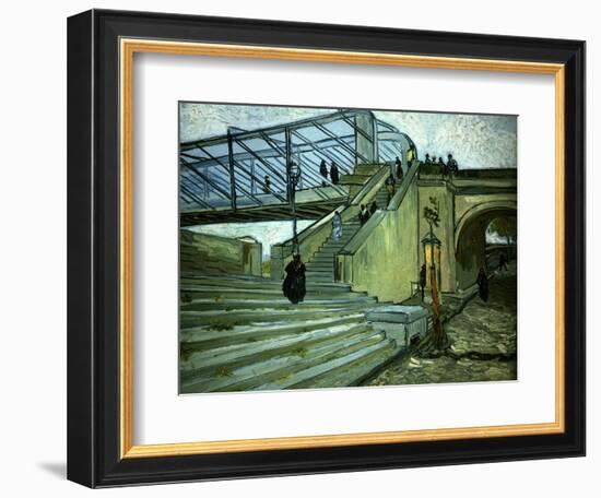 The Bridge of Trinquetaille-Vincent van Gogh-Framed Giclee Print