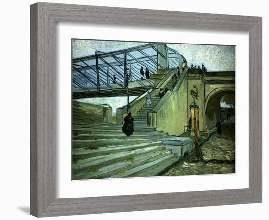 The Bridge of Trinquetaille-Vincent van Gogh-Framed Giclee Print