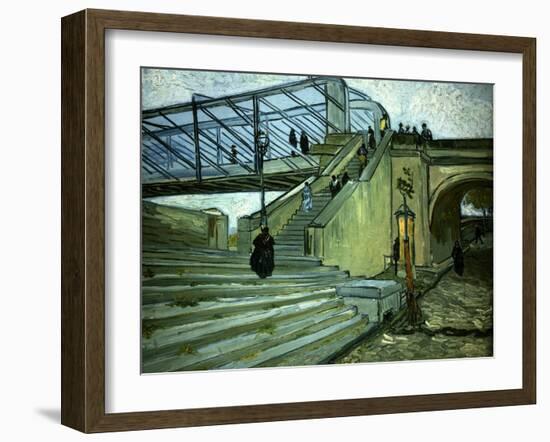 The Bridge of Trinquetaille-Vincent van Gogh-Framed Giclee Print