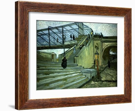 The Bridge of Trinquetaille-Vincent van Gogh-Framed Giclee Print