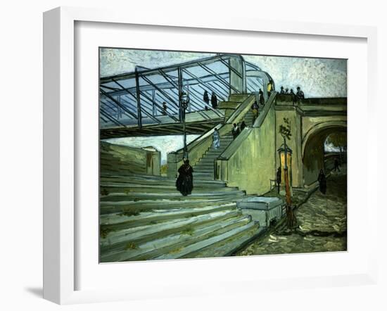 The Bridge of Trinquetaille-Vincent van Gogh-Framed Giclee Print