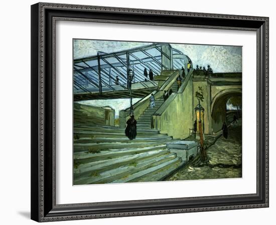 The Bridge of Trinquetaille-Vincent van Gogh-Framed Giclee Print