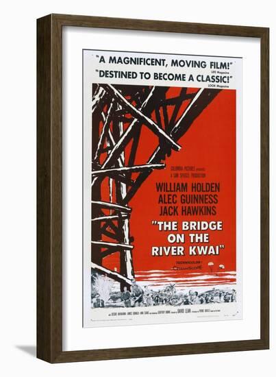 The Bridge On the River Kwai, 1957, Directed by David Lean-null-Framed Giclee Print