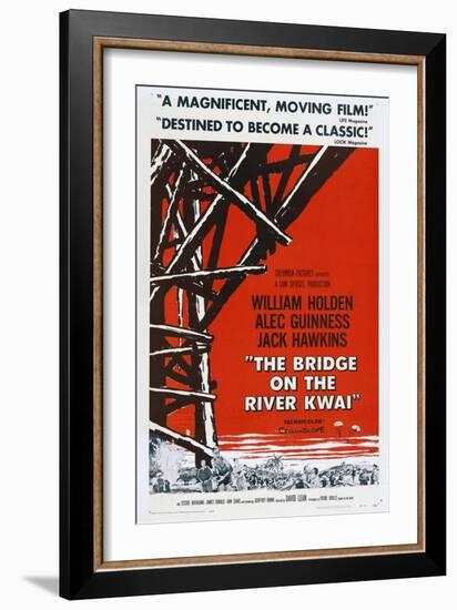 The Bridge On the River Kwai, 1957, Directed by David Lean-null-Framed Giclee Print