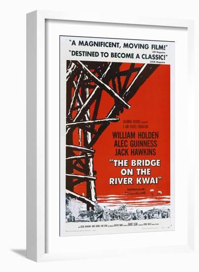 The Bridge On the River Kwai, 1957, Directed by David Lean-null-Framed Giclee Print