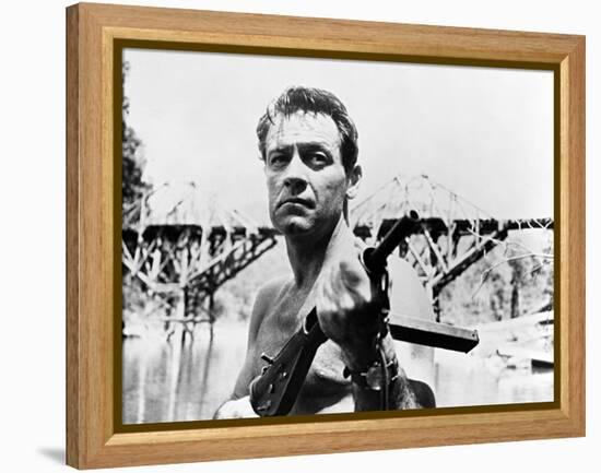 The Bridge on the River Kwai, 1957-null-Framed Premier Image Canvas