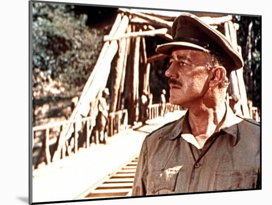 The Bridge On The River Kwai, Alec Guinness, 1957-null-Mounted Photo