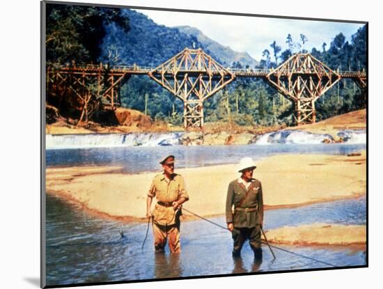 The Bridge On The River Kwai, Alec Guinness, Sessue Hayakawa, 1957-null-Mounted Photo