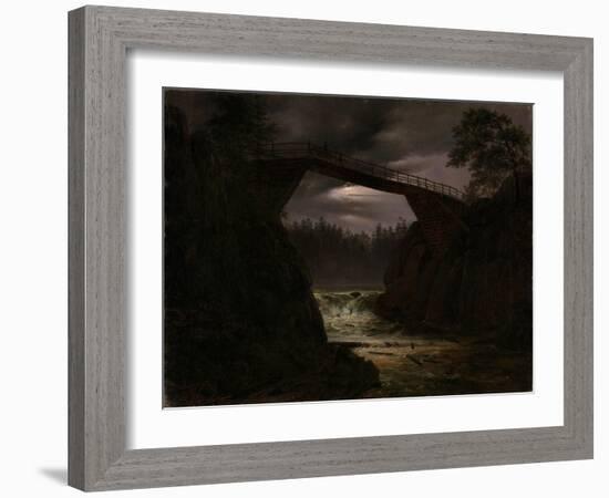 The Bridge Outside Arendal-Thomas Fearnley-Framed Giclee Print