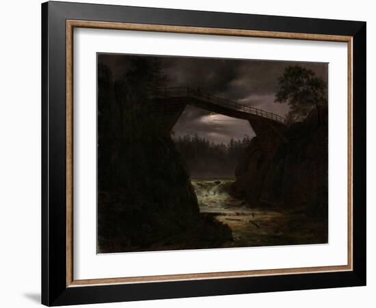 The Bridge Outside Arendal-Thomas Fearnley-Framed Giclee Print