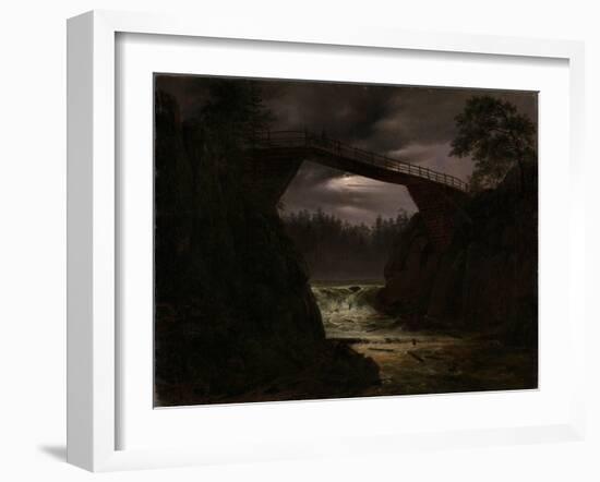 The Bridge Outside Arendal-Thomas Fearnley-Framed Giclee Print