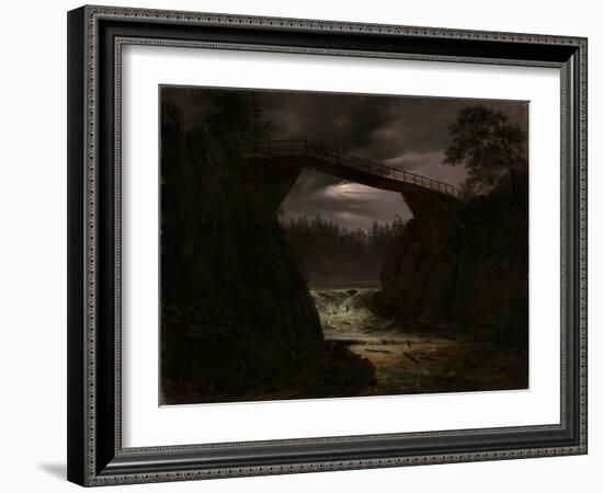 The Bridge Outside Arendal-Thomas Fearnley-Framed Giclee Print