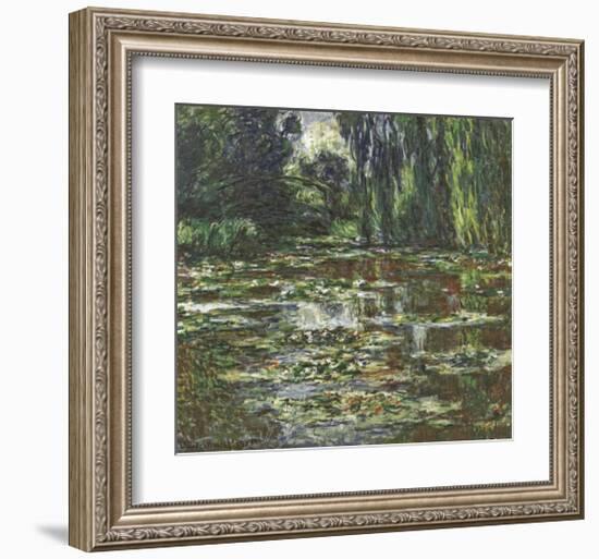 The Bridge Over the Water Lily Pond, c.1905-Claude Monet-Framed Giclee Print