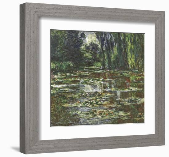 The Bridge Over the Water Lily Pond, c.1905-Claude Monet-Framed Giclee Print