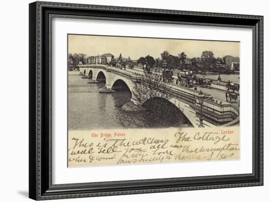 The Bridge, Putney, London-null-Framed Photographic Print