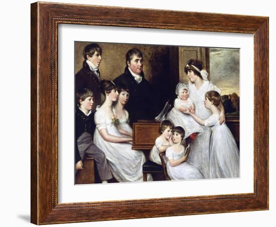 The Bridges Family-John Constable-Framed Giclee Print