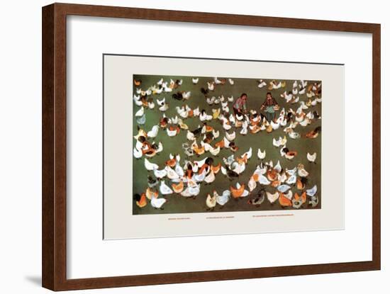 The Brigade's Chicken Farm-Ma Ya-li-Framed Art Print