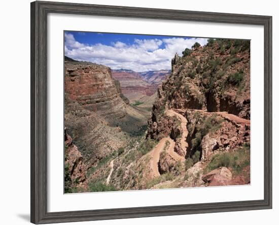 The Bright Angel Trail, Beneath the South Rim, Grand Canyon National Park, Arizona, USA-Ruth Tomlinson-Framed Photographic Print