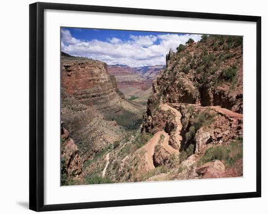 The Bright Angel Trail, Beneath the South Rim, Grand Canyon National Park, Arizona, USA-Ruth Tomlinson-Framed Photographic Print