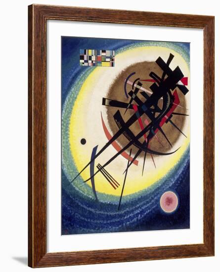 The Bright Oval-Wassily Kandinsky-Framed Giclee Print