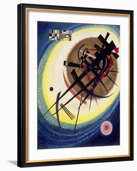 The Bright Oval-Wassily Kandinsky-Framed Giclee Print