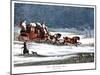 The Brighton Mail on Christmas Day, 1836-Henry Thomas Alken-Mounted Giclee Print