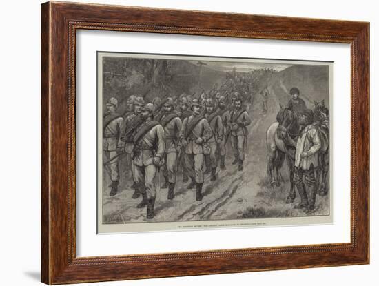 The Brighton Review, the Artists' Corps Marching to Brighton-Frank Dadd-Framed Giclee Print