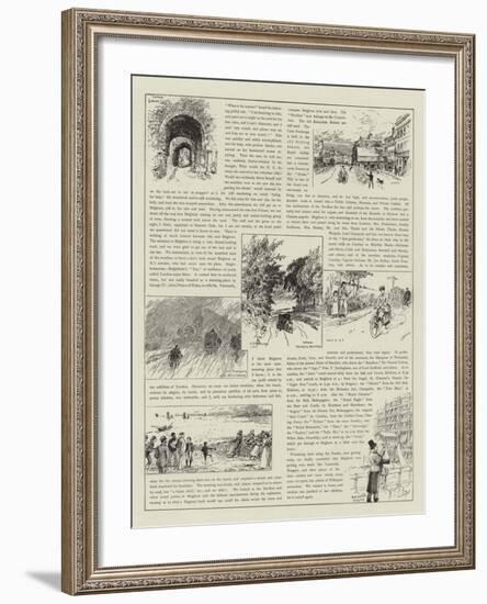 The Brighton Road-Charles Joseph Staniland-Framed Giclee Print