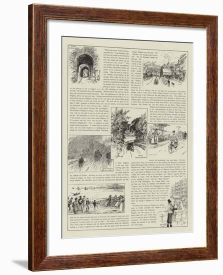 The Brighton Road-Charles Joseph Staniland-Framed Giclee Print