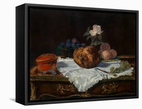 The Brioche, 1870-Edouard Manet-Framed Premier Image Canvas