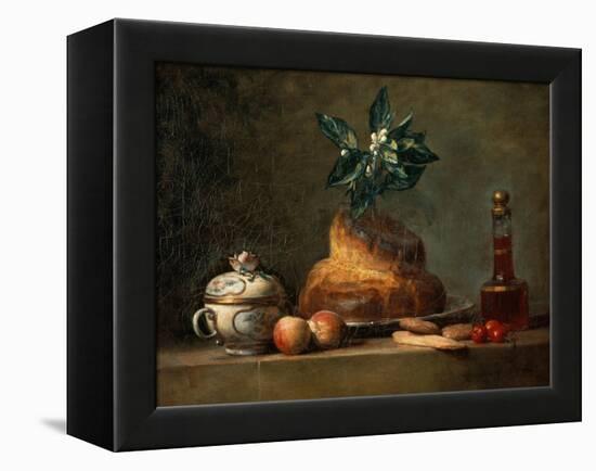 The Brioche-Jean-Baptiste Simeon Chardin-Framed Premier Image Canvas