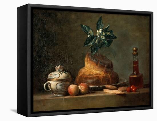 The Brioche-Jean-Baptiste Simeon Chardin-Framed Premier Image Canvas