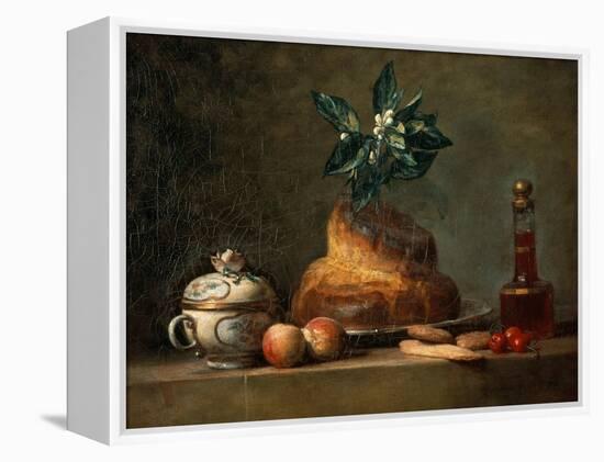 The Brioche-Jean-Baptiste Simeon Chardin-Framed Premier Image Canvas