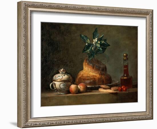 The Brioche-Jean-Baptiste Simeon Chardin-Framed Giclee Print