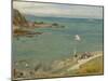 The Bristol Channel from Ilfracombe, 1890S (Oil on Panel)-Albert Goodwin-Mounted Giclee Print