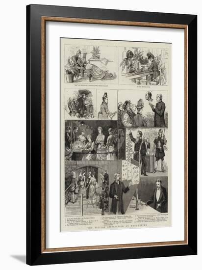 The British Association at Manchester-null-Framed Giclee Print