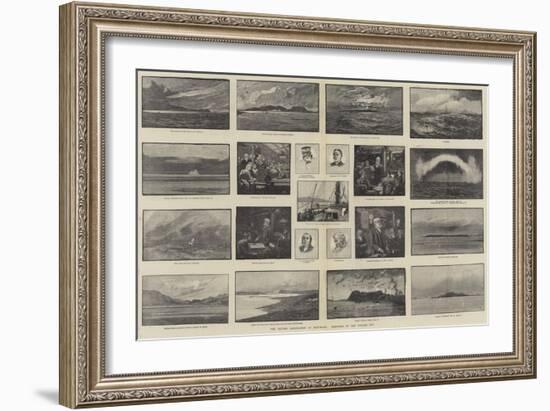 The British Association at Montreal, Sketches of the Voyage Out-George L. Seymour-Framed Giclee Print