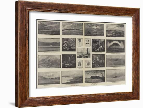 The British Association at Montreal, Sketches of the Voyage Out-George L. Seymour-Framed Giclee Print