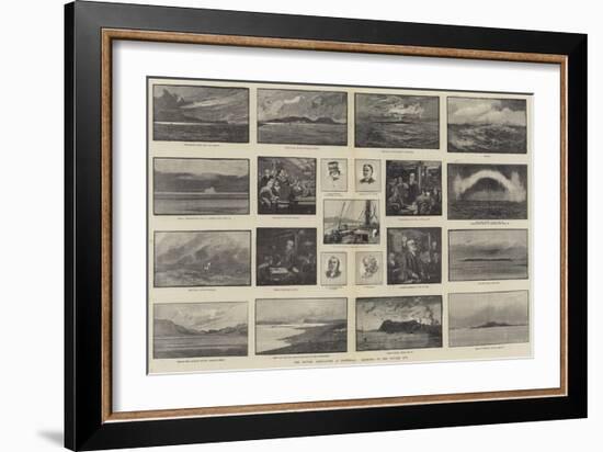 The British Association at Montreal, Sketches of the Voyage Out-George L. Seymour-Framed Giclee Print