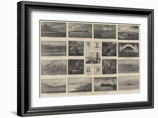 The British Association at Montreal, Sketches of the Voyage Out-George L. Seymour-Framed Giclee Print