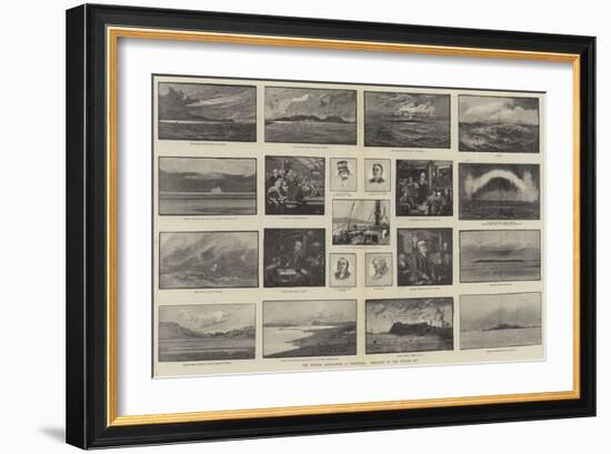 The British Association at Montreal, Sketches of the Voyage Out-George L. Seymour-Framed Giclee Print