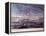 The British Attack of Fort Mchenry, Baltimore in 1812-null-Framed Premier Image Canvas