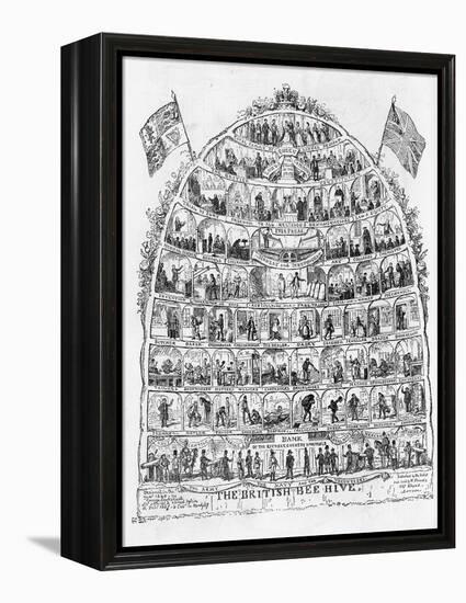 The British Beehive, 1867-George Cruikshank-Framed Premier Image Canvas