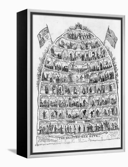 The British Beehive, 1867-George Cruikshank-Framed Premier Image Canvas