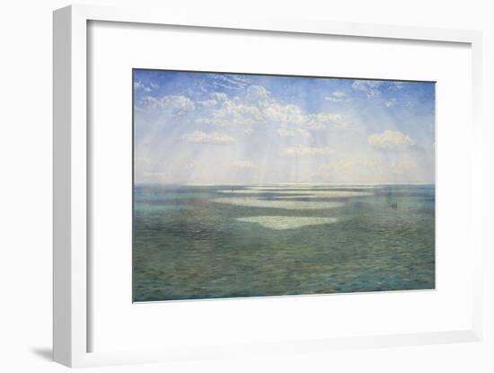 The British Channel Seen from the Dorsetshire Cliffs-John Brett-Framed Giclee Print