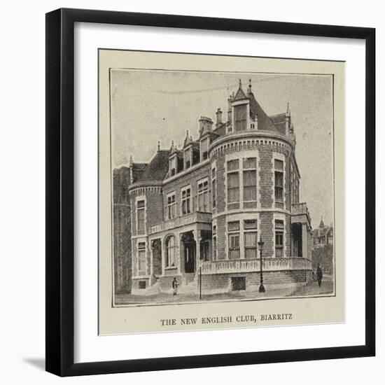 The British Club House, Biarritz-null-Framed Giclee Print