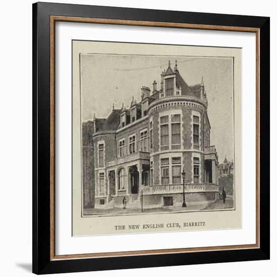 The British Club House, Biarritz-null-Framed Giclee Print