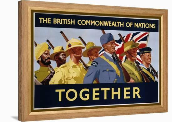 The British Commonwealth of Nations - Together Poster-null-Framed Premier Image Canvas